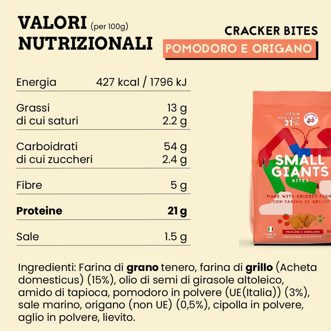 CRACKER BITES - 21% DI PROTEINE