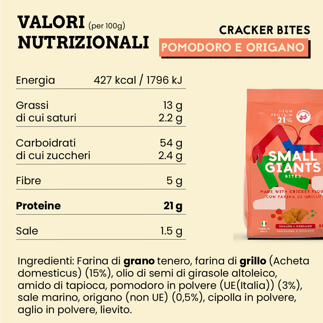 CRACKER BITES MIX - 21% DI PROTEINE - 24x 80g