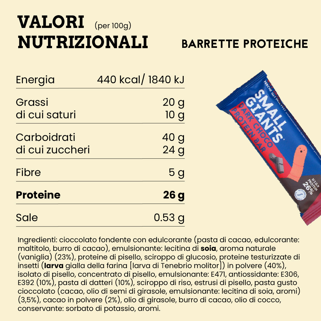 BARRETTE PROTEICHE – 26% PROTEINE – 12x 40g