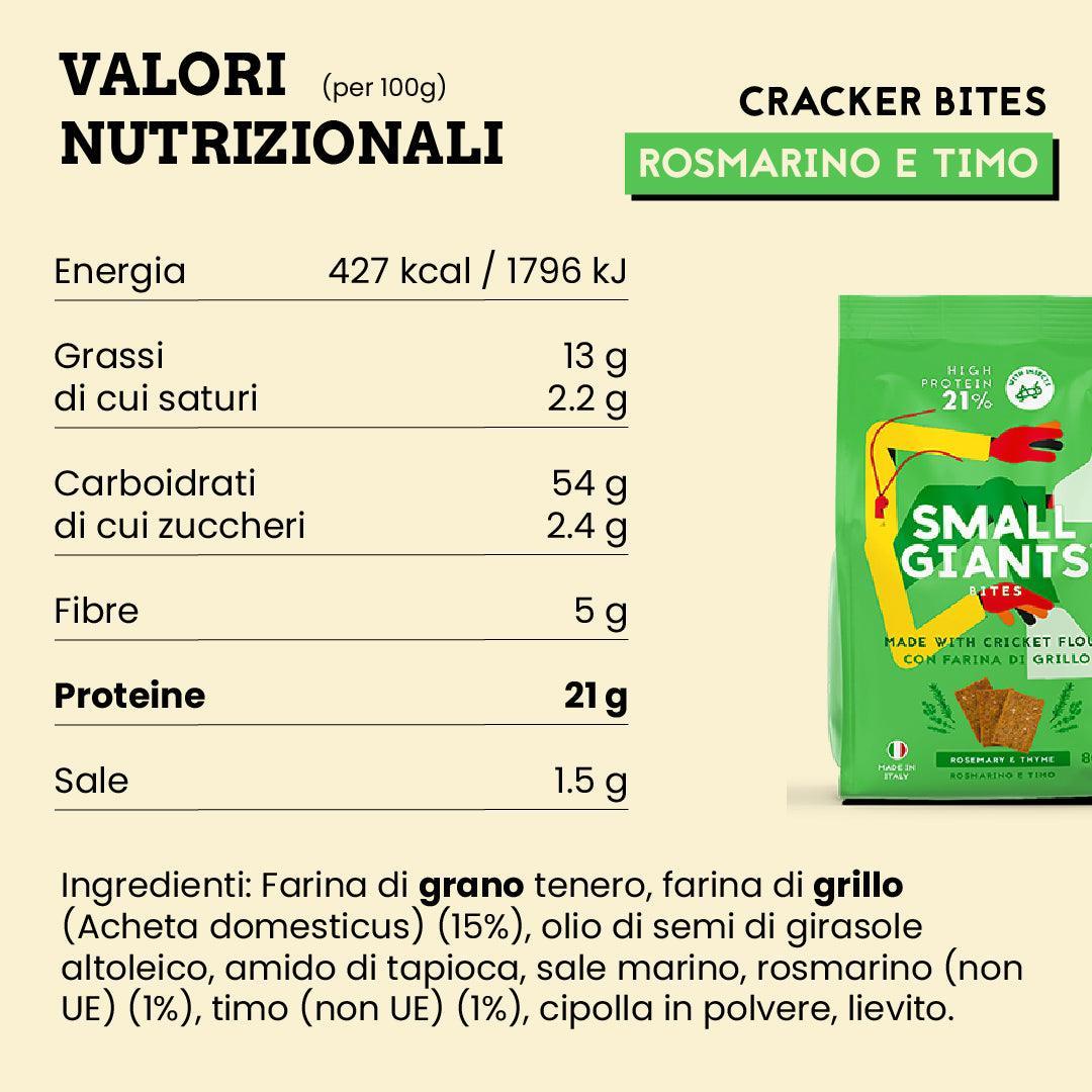 CRACKER BITES - 21% DI PROTEINE