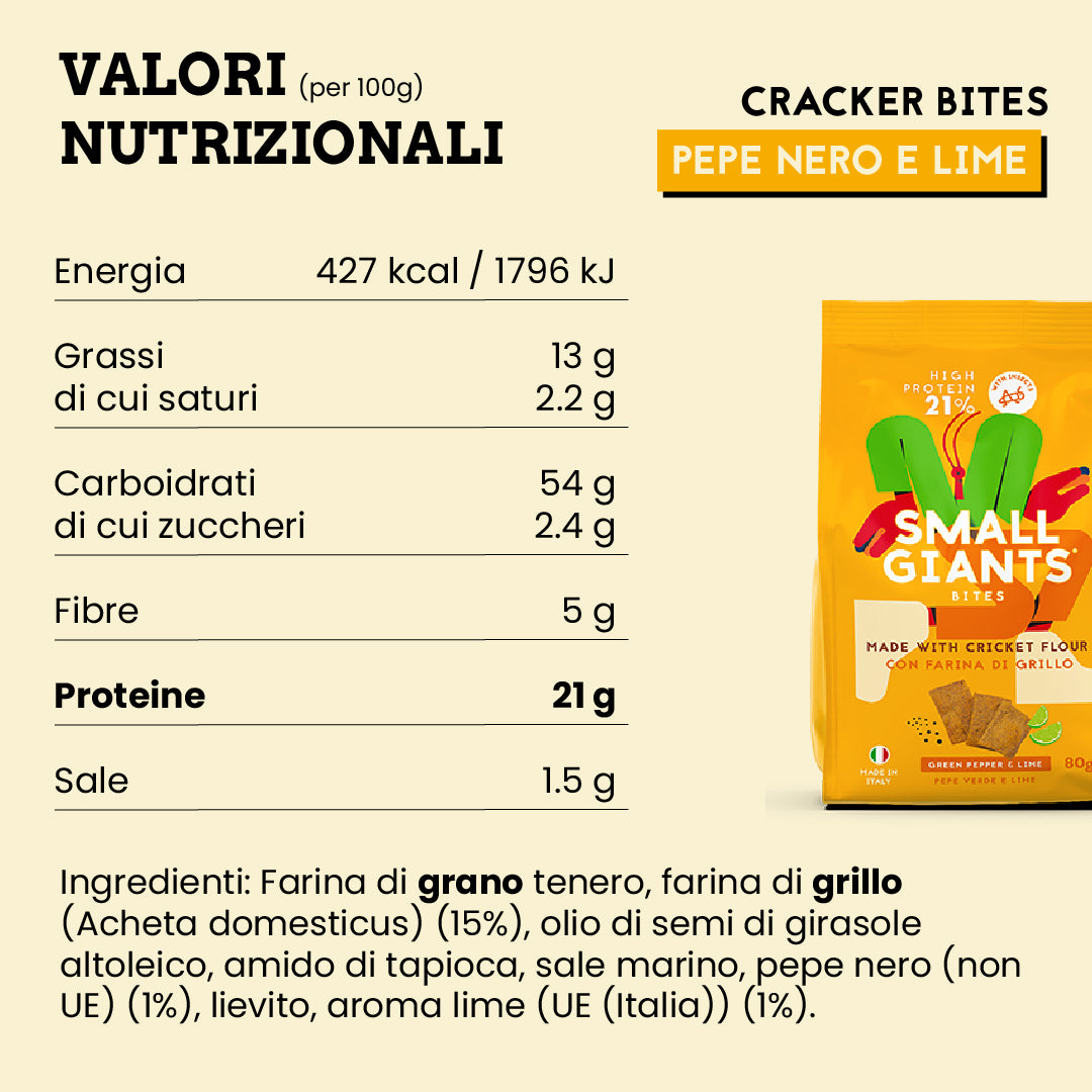 CRACKER BITES MIX - 21% DI PROTEINE - 24x 80g