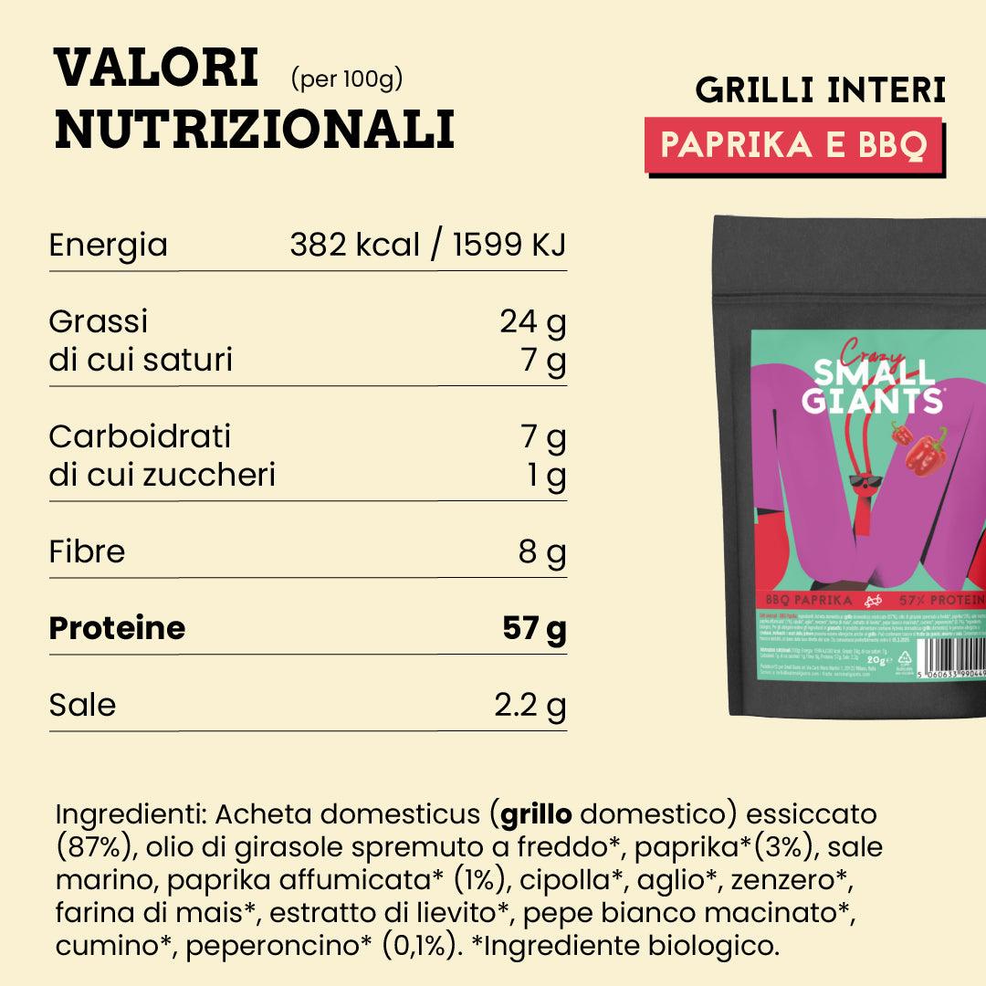 INSETTI INTERI - 57% PROTEINE