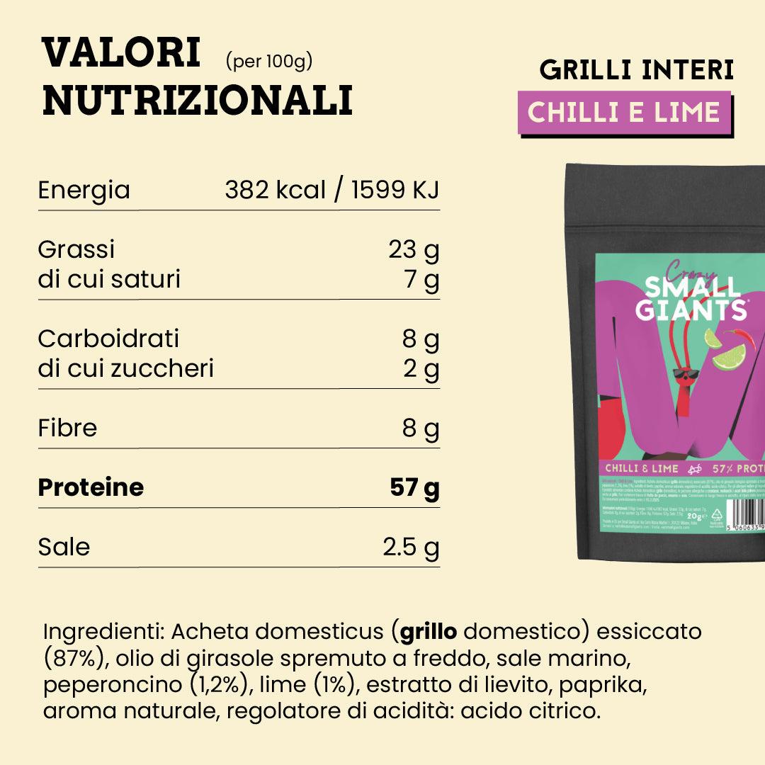 INSETTI INTERI - 57% PROTEINE