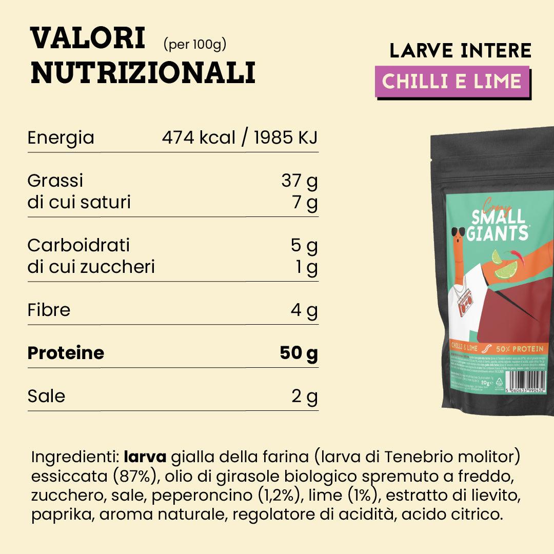 INSETTI INTERI - 57% PROTEINE