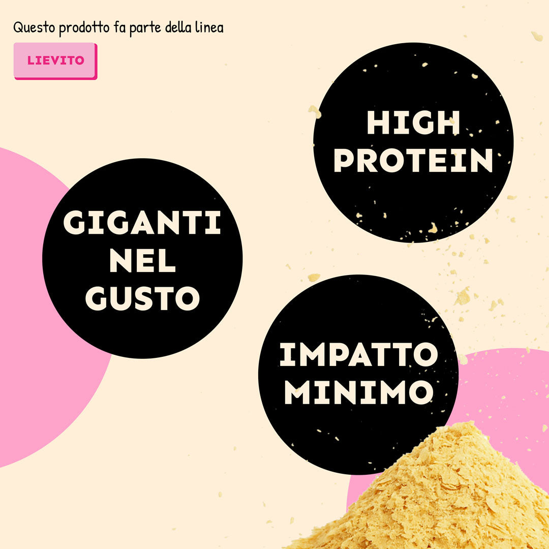 GRATED WITH YEAST PROTEINS