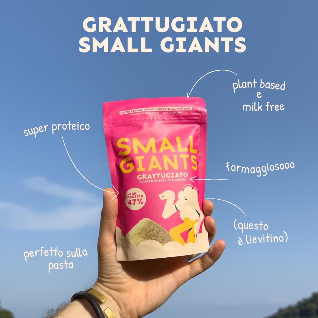 GRATED WITH YEAST PROTEINS