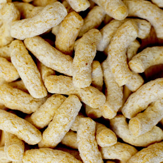 CRUNCHY PUFFS WITH YEAST PROTEINS