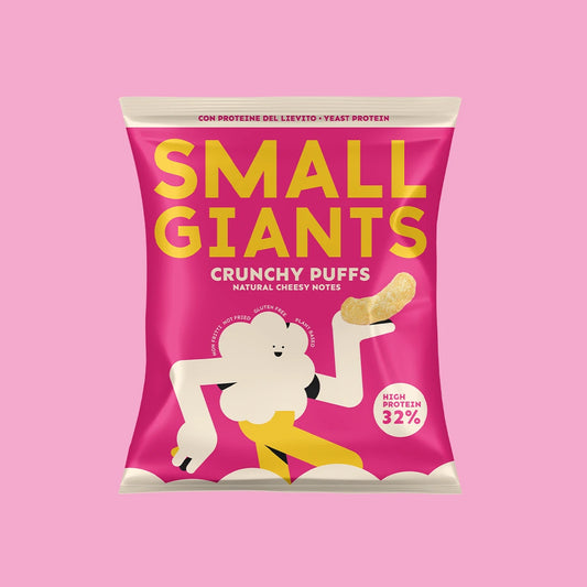 CRUNCHY PUFFS CON PROTEINE DEL LIEVITO